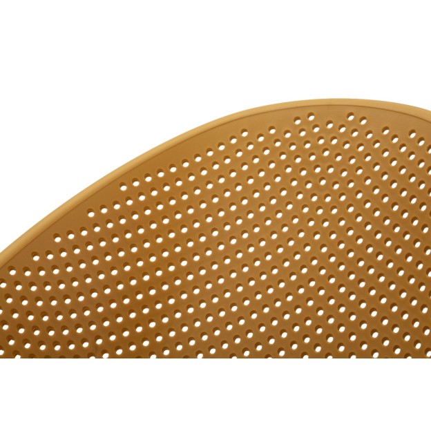 SET SCAUNE IBIZA MUȘTAR 2 BUCĂȚI CM 59X59X83 (ÎNĂLȚIME ȘEZUT CM 45) 