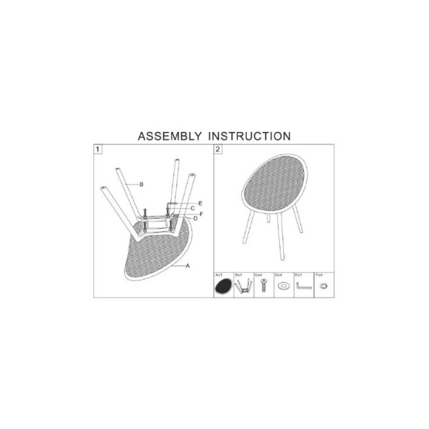 SET SCAUNE IBIZA VERDE 2 BUCĂȚI CM 59X59X83 (ÎNĂLȚIME ȘEZUT CM 45) 