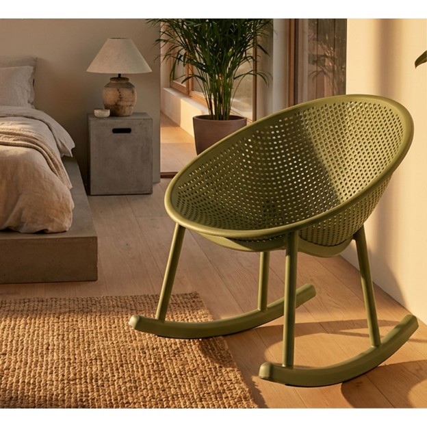 SCAUN IBIZA GREEN ROCHING CM 66X88X80 (INALTIME SAZ CM 38)