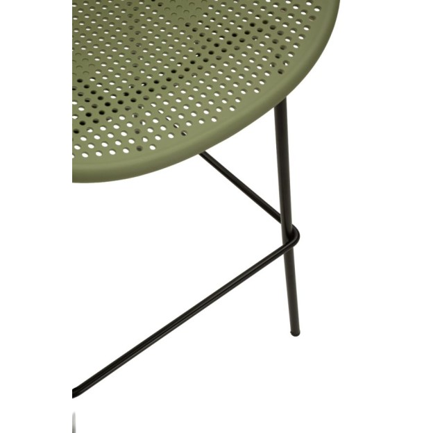 SET SCAUNE DE BAR IBIZA VERDE 2 BUCĂȚI CM 50X50X98 (ÎNĂLȚIME ȘEZUT CM 75) 