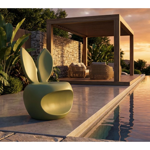 SCAUN VERDE IEPURAȘ CM 57X55X79 (ÎNĂLȚIME ȘEZUT CM 39) 