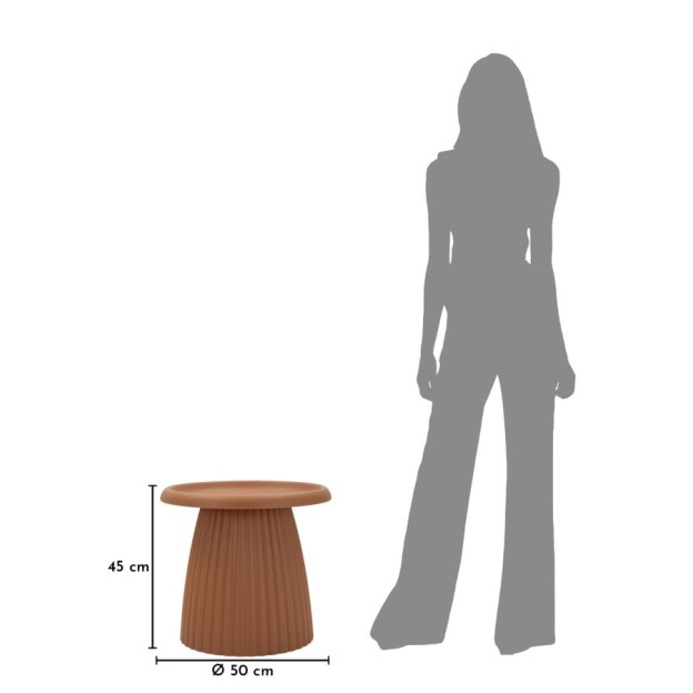 MĂSUȚĂ GEAX ROȘIE CM Ø 50X45 