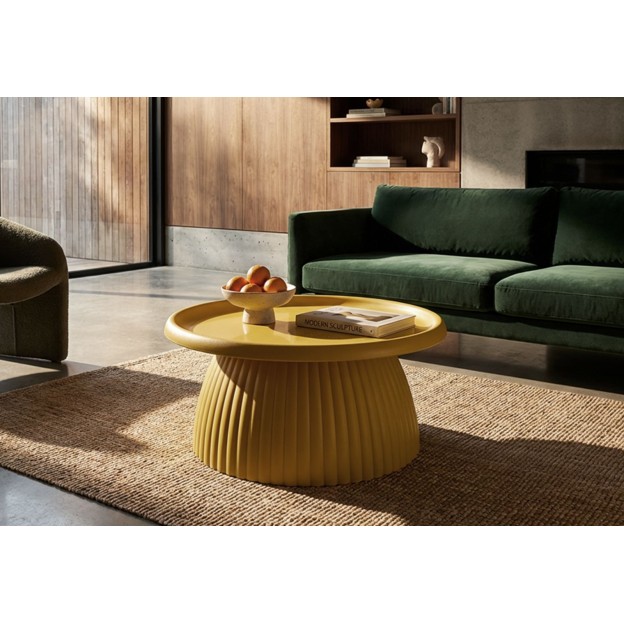 MĂSUȚĂ DE CAFEA GEAX MUȘTAR CM Ø 70X35 