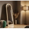 OGLINDA DE PODEA CU LED ARC SIMPLU CM 50X3-38X160 (LUMINĂ 3 CULORI) 