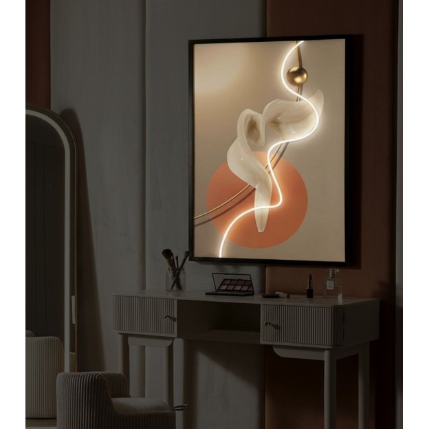 IMPRIMARE PE PÂNZĂ CU REZUMAT LED -A- CM 80X4X120 