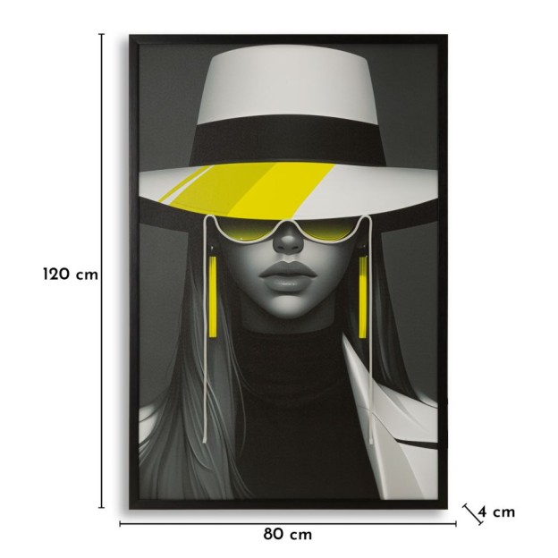 IMPRIMARE PE PÂNZĂ CU LED MARGOT CM 80X4X120 