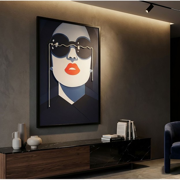 IMPRIMARE PE PÂNZĂ CU LED CECILLE CM 80X4X120 