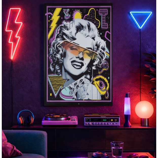 IMPRIMARE PE PÂNZĂ CU LED MARILIN CM 60X3,5X90 (APLICARE ACRILICĂ 3D) 