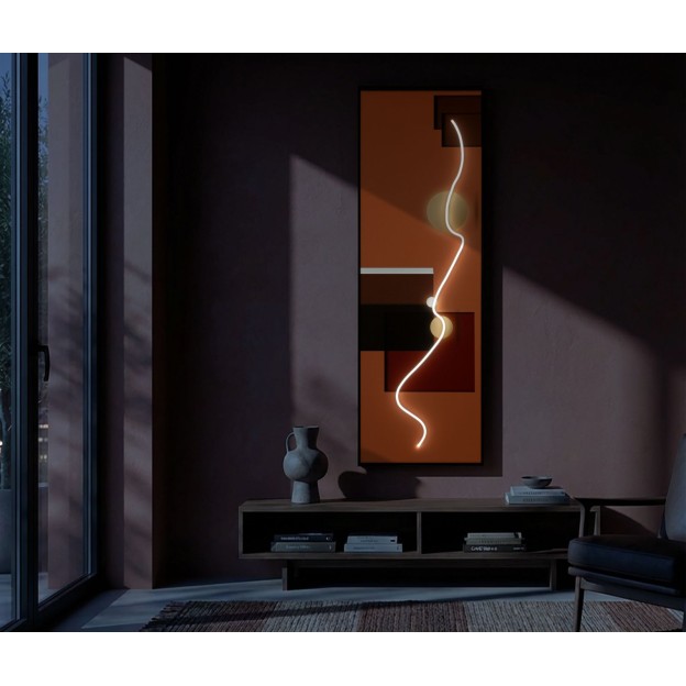 IMPRIMARE PE PÂNZĂ CU REZUMAT LED CM 150X3,5X50 