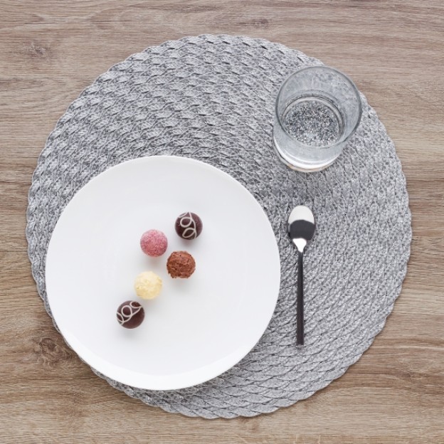 Napron TAIL silver D38 cm 