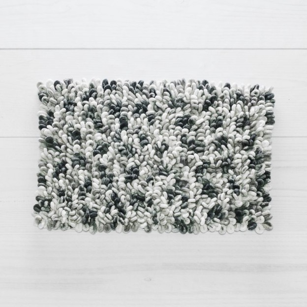 Covoras baie LOOPIE 60x90 cm gray