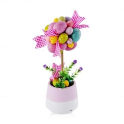Compoziție florală-ouă de Paște RIBBON EGG