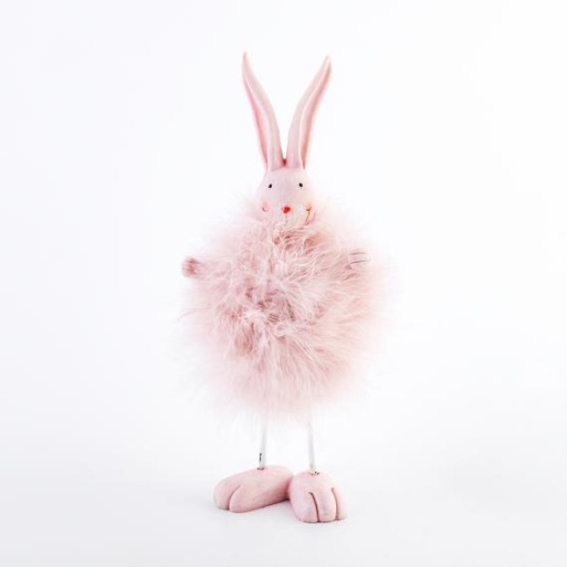 Figurină decorativă iepuraș FLUFFYBUNNY