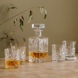 Set 4 pahare cu sticla barte
