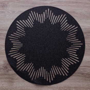 Napron PREYTEL D38 cm Negru