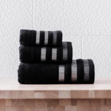 Prosop ALICANTE NEGRU 70x130 cm