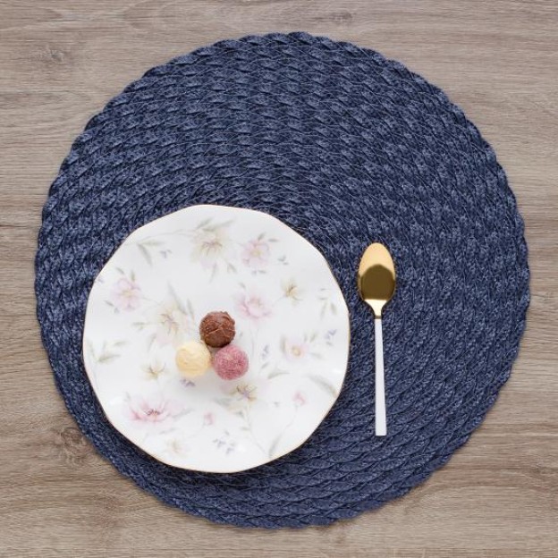 Napron TAIL albastru D38 cm