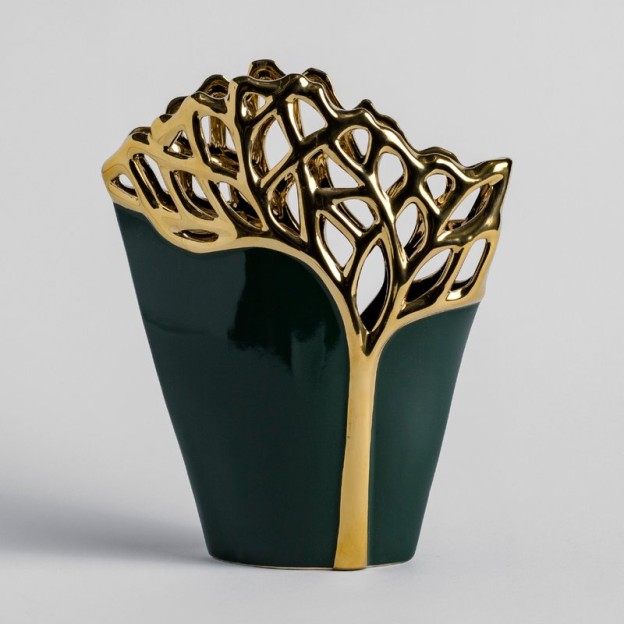 Vaza OAKTREE green 7x24 cm
