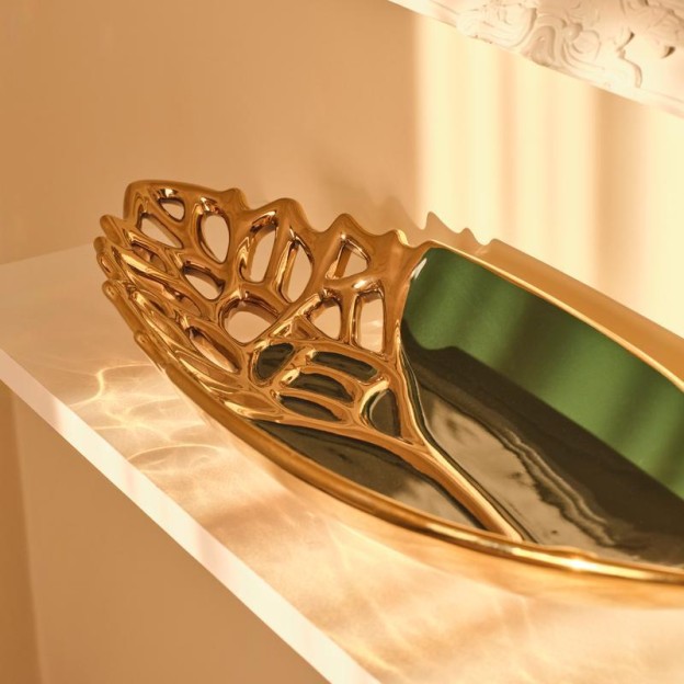 Platou decorativ Oaktree green