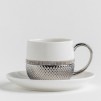 Ceasca cu farfurie glamtis white