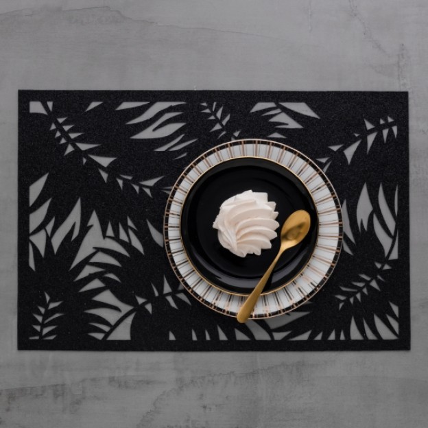 Napron-negru GLAMP 45x30 cm