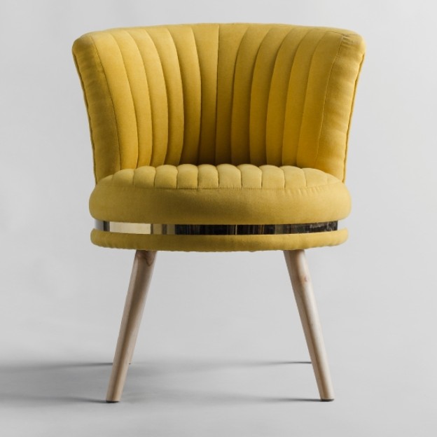 Scaun Isaura yellow