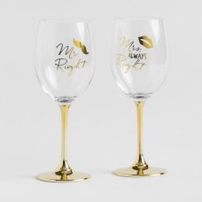Set pahare MR AND MRS RIGHT