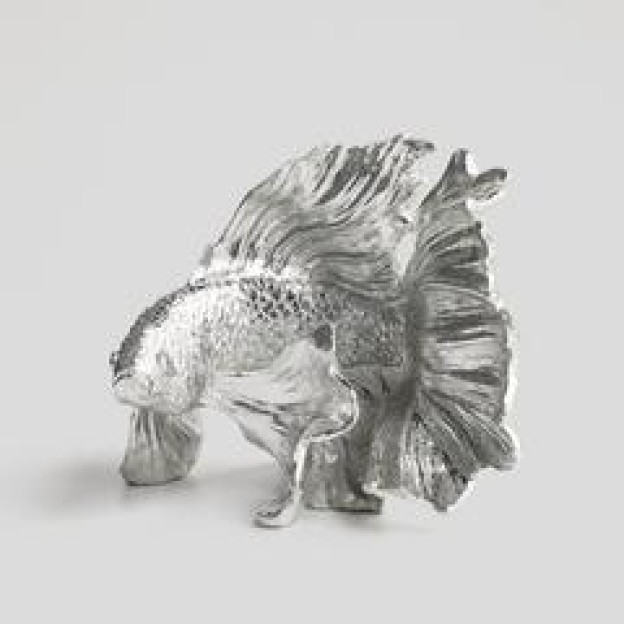 Figurina decorativa-peste Vissa Silver
