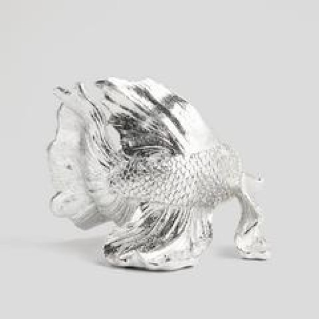 Figurina decorativa-peste Vissa Silver