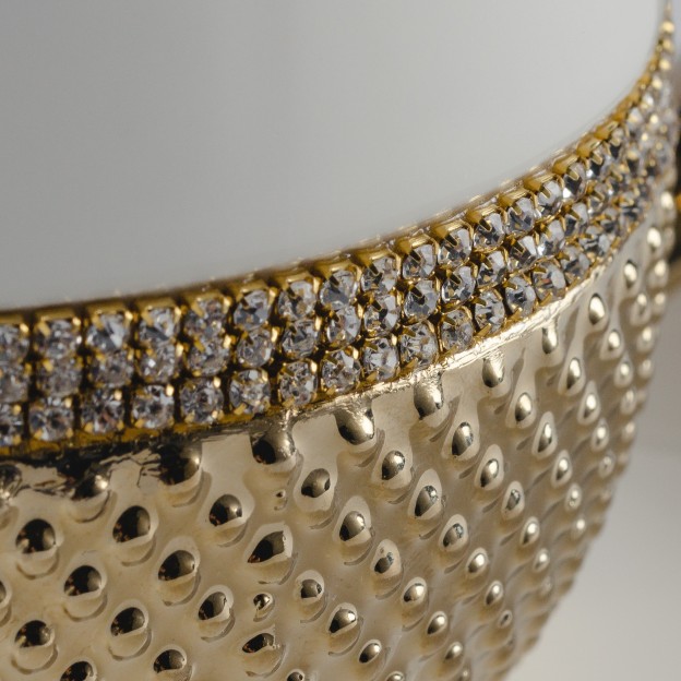 Cana Glamtis gold cu buline