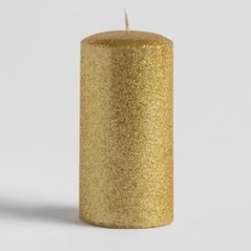 Lumanare Glitteros2 Gold