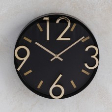 Ceas perete TORRE black D30 cm