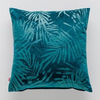 Față de pernă Junglan 45x45 cm turcoaz închis