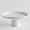 Platou decorativ LINIOSO ALB