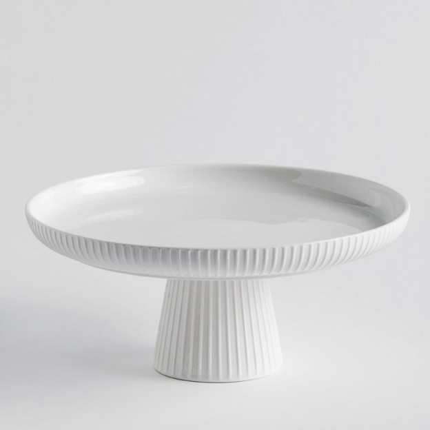 Platou decorativ LINIOSO ALB