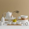 Platou decorativ LINIOSO ALB