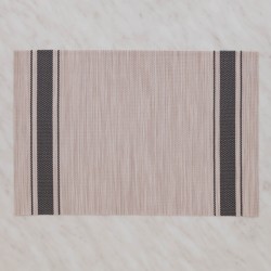 Napron TIERA 45x30 cm Bej cu linii gri