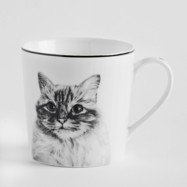 Cană Kittie cu motiv animalier