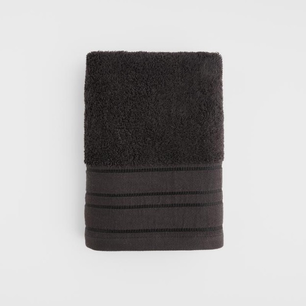 Prosop Bumbac Mauricio 50x90 cm negru