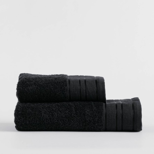 Prosop Bumbac Mauricio 50x90 cm negru