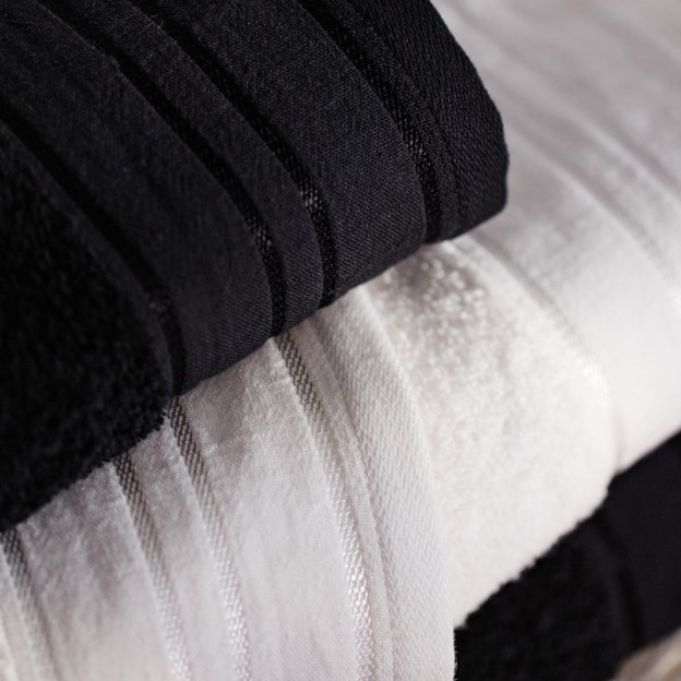 Prosop Bumbac Mauricio 50x90 cm negru