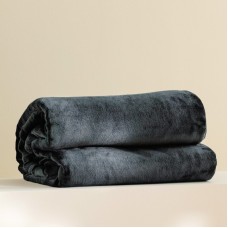 Pătură groasă din polar Floss 200x220 cm albastru închis