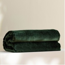 Pătură floss 200x220 cm green