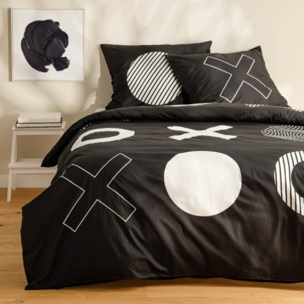 Lenjerie de pat TICTACTOE