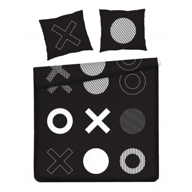 Lenjerie de pat TICTACTOE