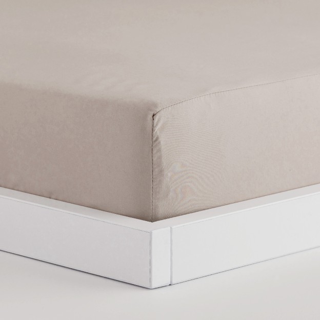 Cearsaf cu elastic MICROS bej 200x220 cm