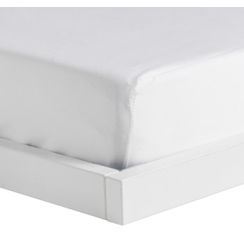 Cearșaf cu elastic MICROS alb 160x200 cm