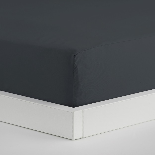 Cearsaf cu elastic MICROS gri 160x200 cm