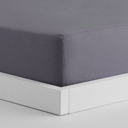 Cearsaf cu elastic MICROS gri 200x220 cm