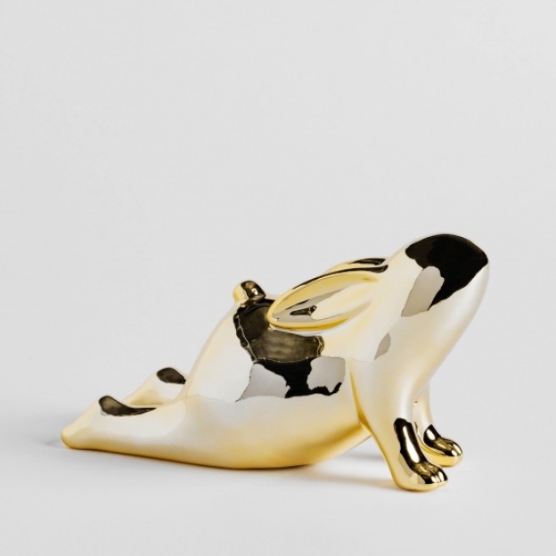 Figurina decorativa bunnyoga